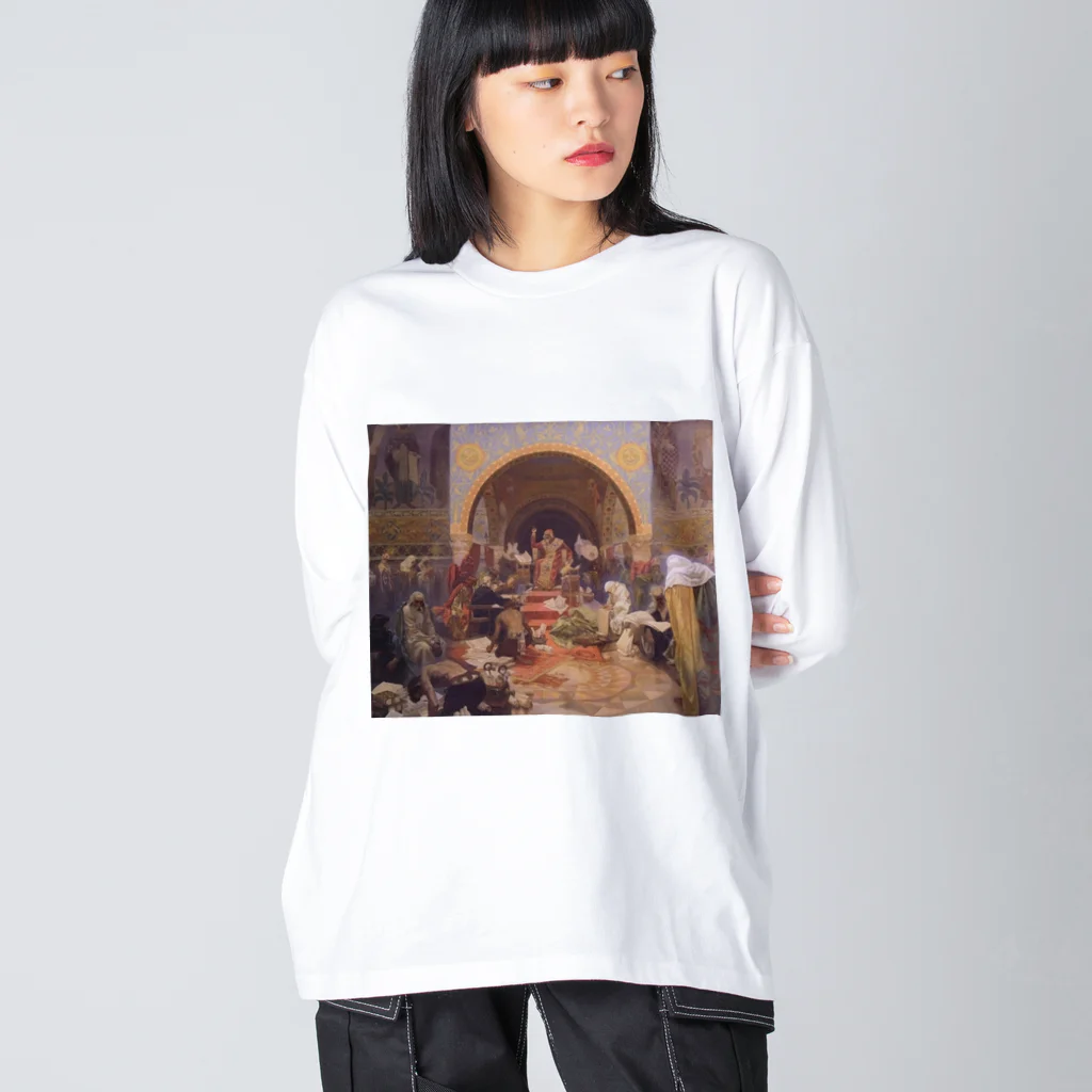 art-standard（アートスタンダード）のミュシャ（Alfons Maria Mucha） / Mucha's The Slav Epic cycle No.4: Tsar Simeon I of Bulgaria (1923) Big Long Sleeve T-Shirt