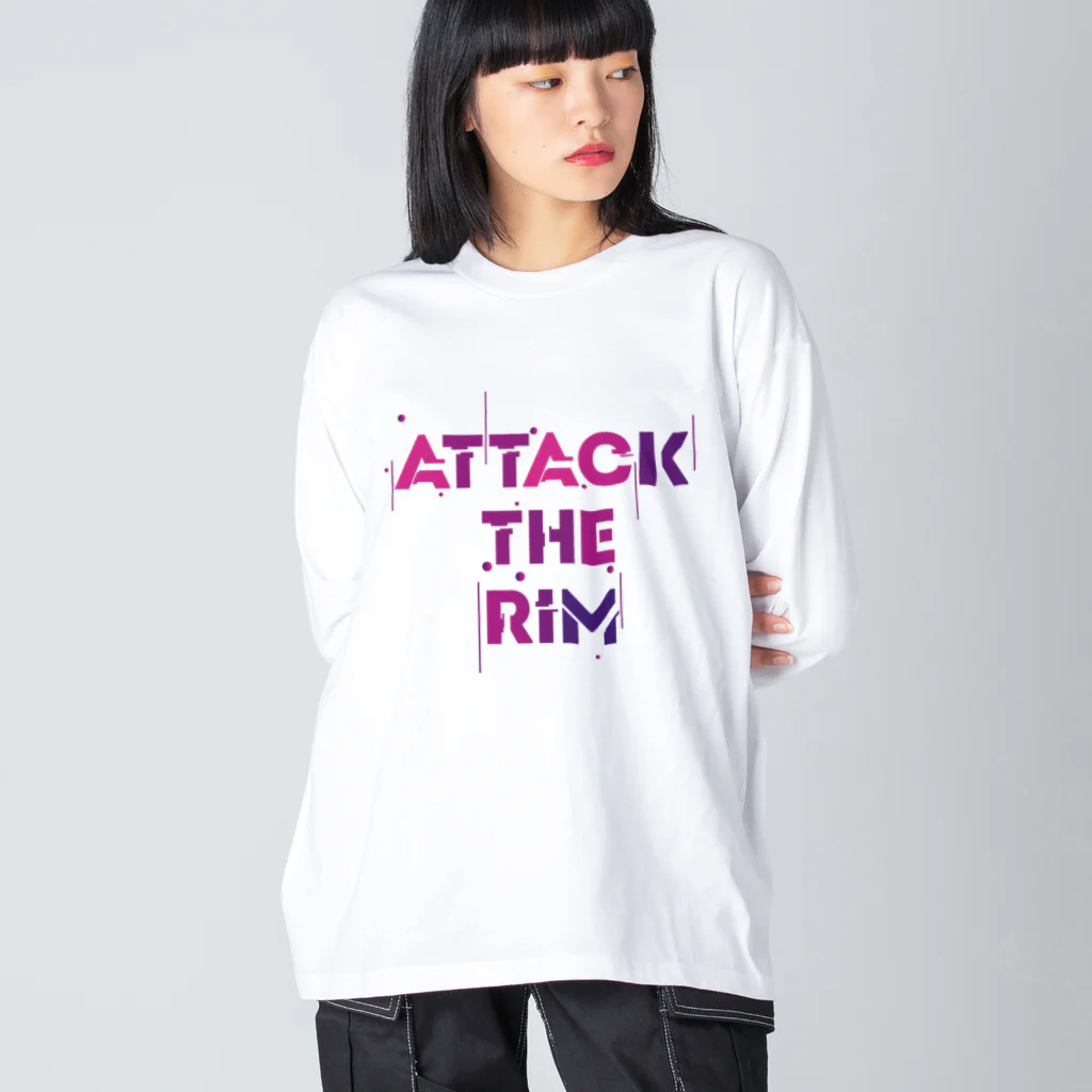 ima1133のATTACK THE RIM Big Long Sleeve T-Shirt