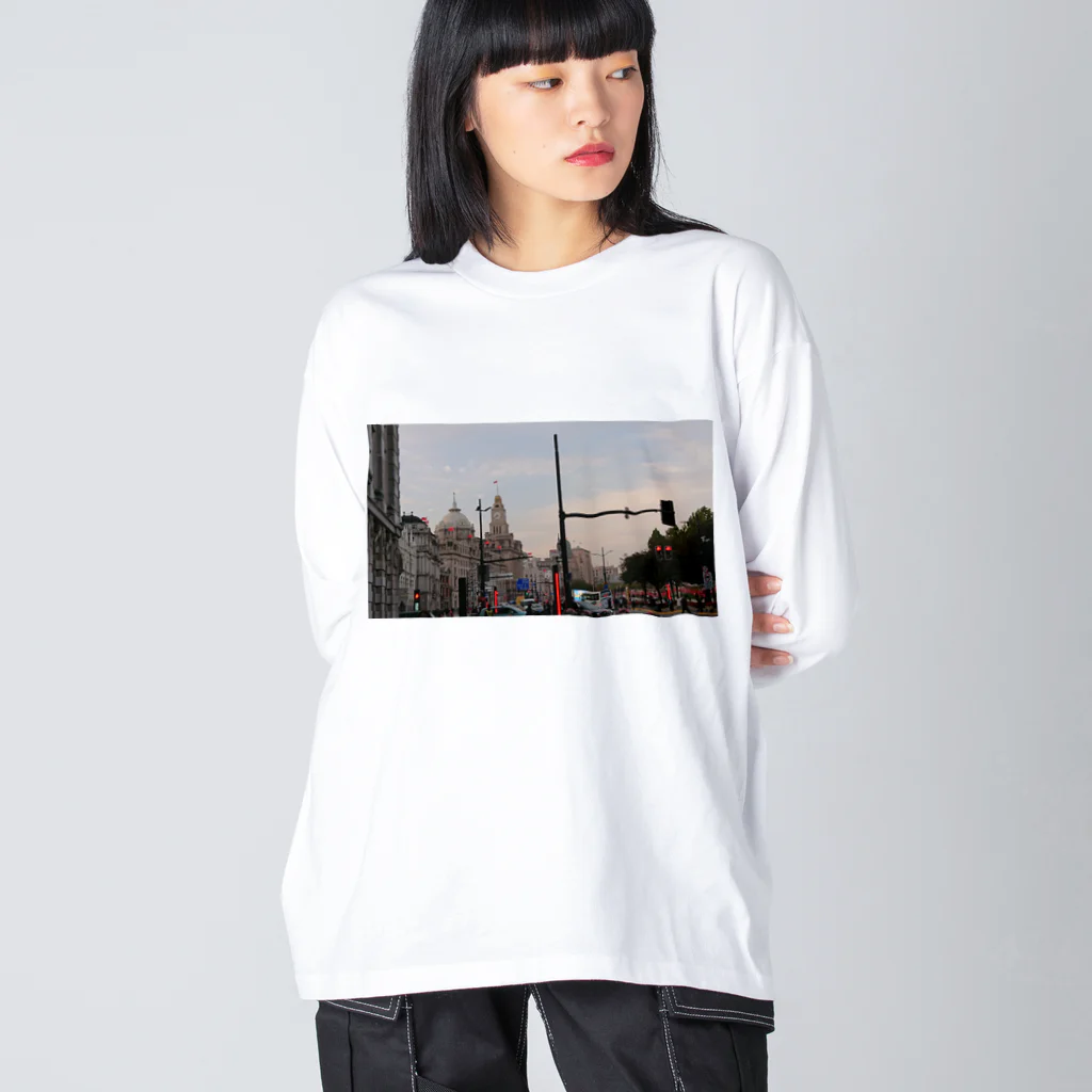 月華の前時代・レトロモダン・上海 Big Long Sleeve T-Shirt