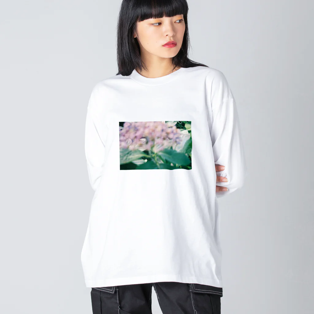 たなかのぼやけあじさい Big Long Sleeve T-Shirt