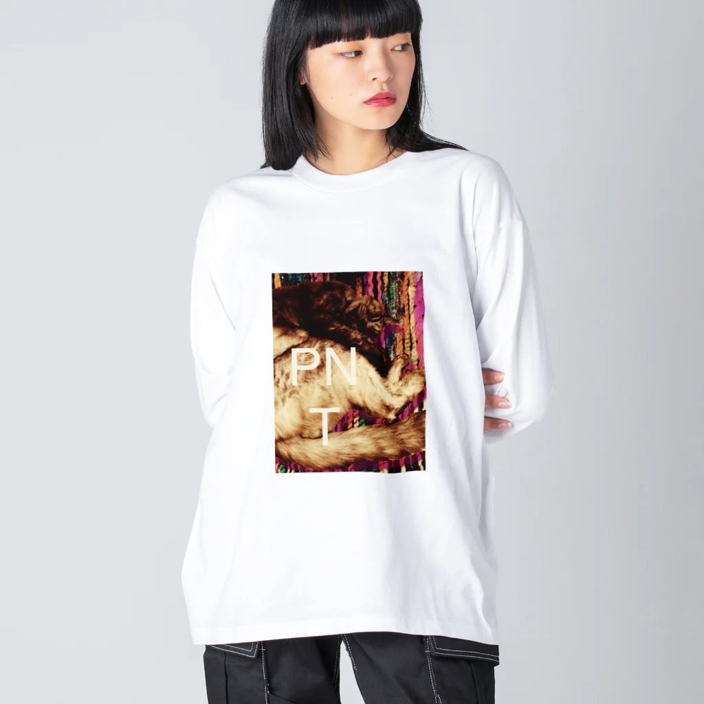 pus.pusのうちの子PNT Big Long Sleeve T-Shirt