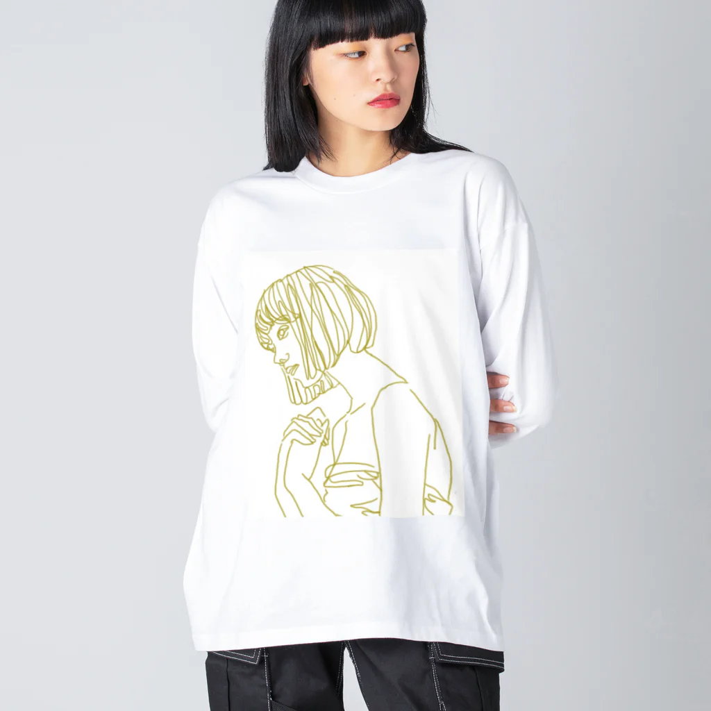 🧩ぇるもぁ_Gの恋する乙女。 ビッグシルエットロングスリーブTシャツ