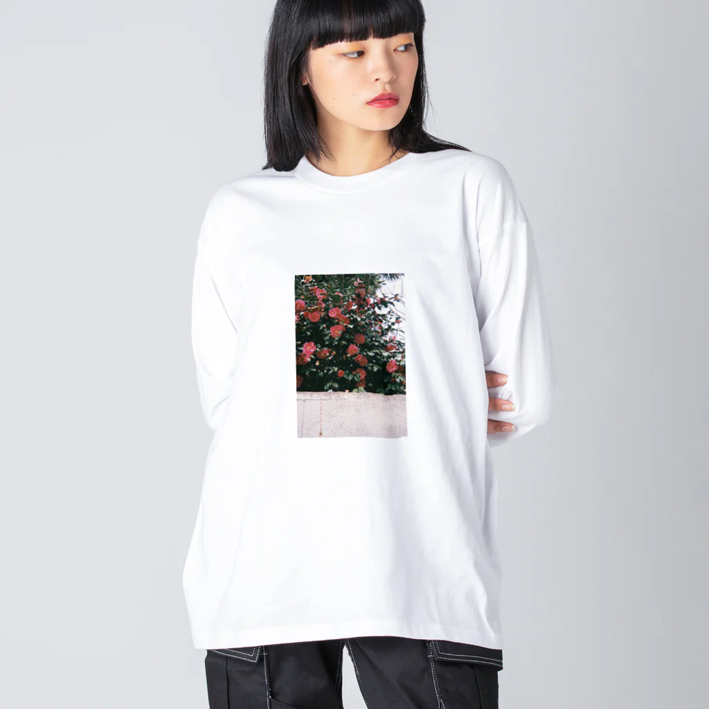 Ri.kの椿 Big Long Sleeve T-Shirt