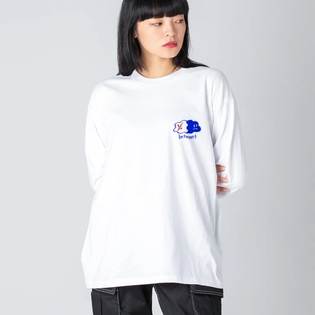 87のもくもくも ビッグシルエットロングスリーブTシャツ