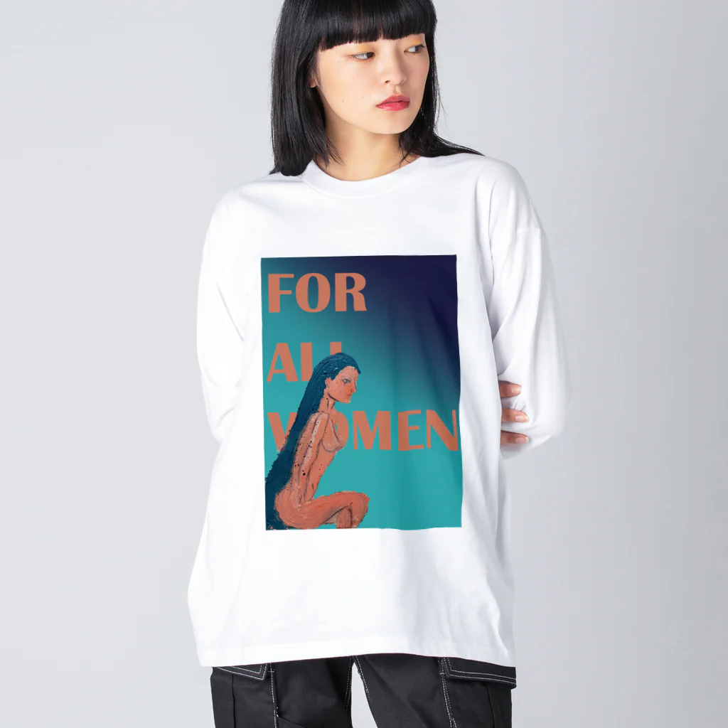 Yuta YoshiのFor all women 5 ビッグシルエットロングスリーブTシャツ