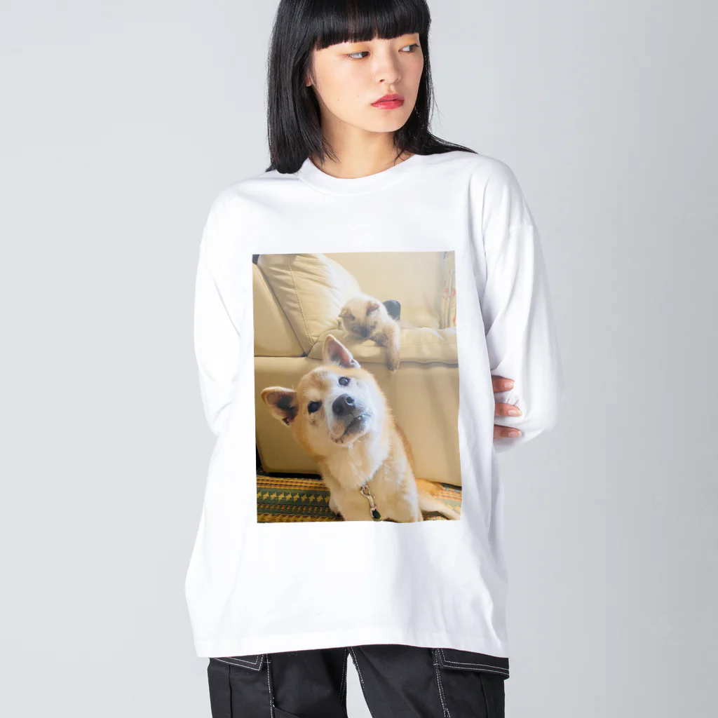 なねのいぬとねこ Big Long Sleeve T-Shirt