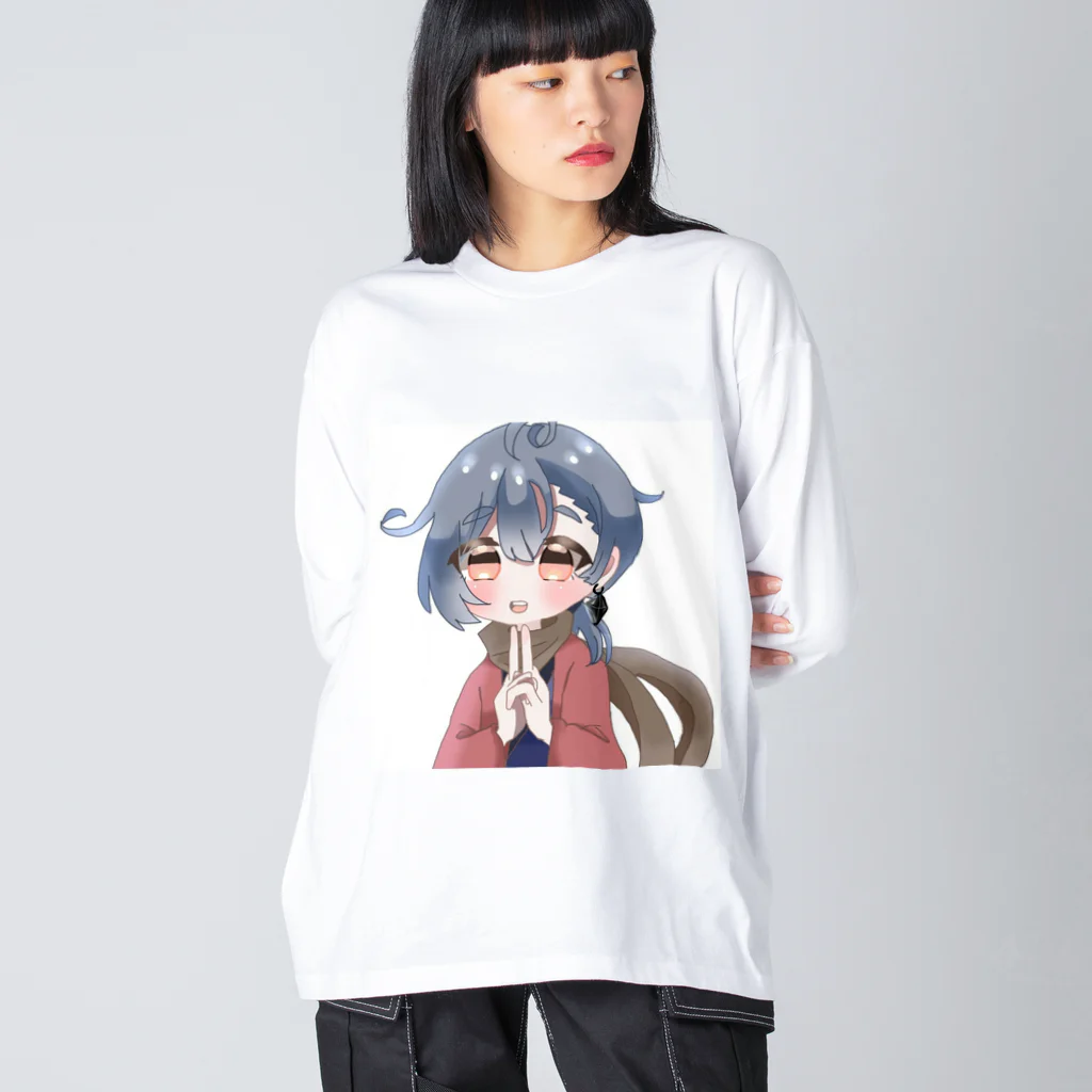 忍のがんばれ忍ちゃん ビッグシルエットロングスリーブTシャツ