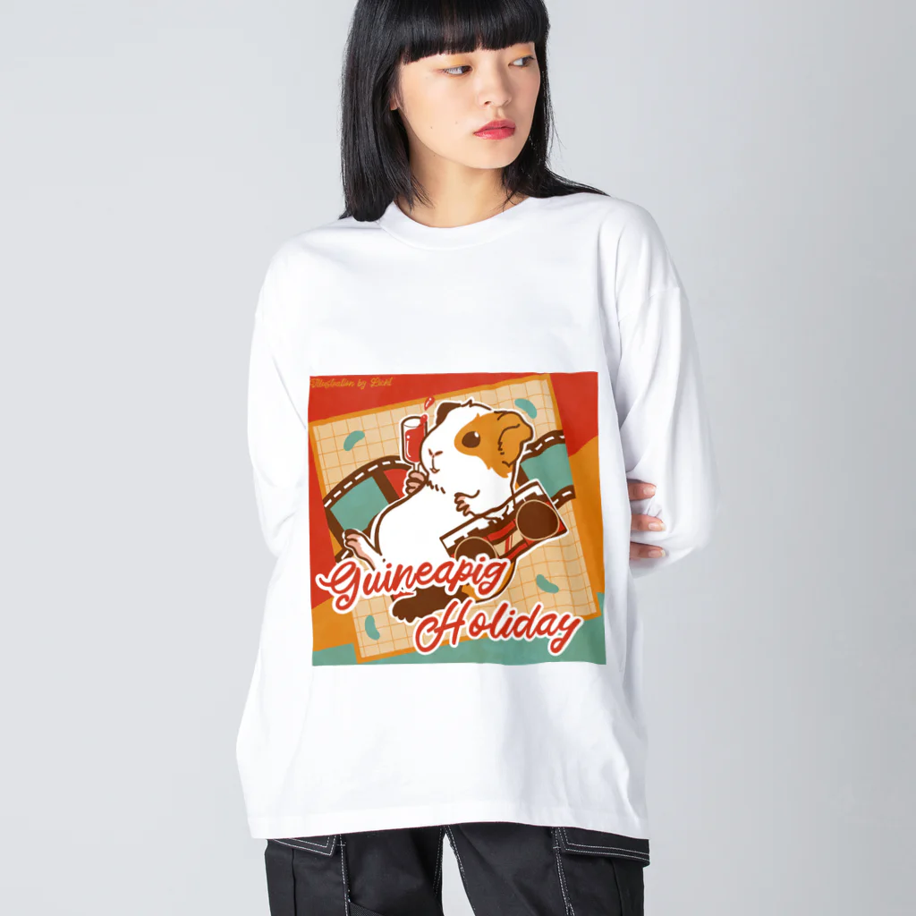 LichtmuhleのGuineapig Holiday ビッグシルエットロングスリーブTシャツ