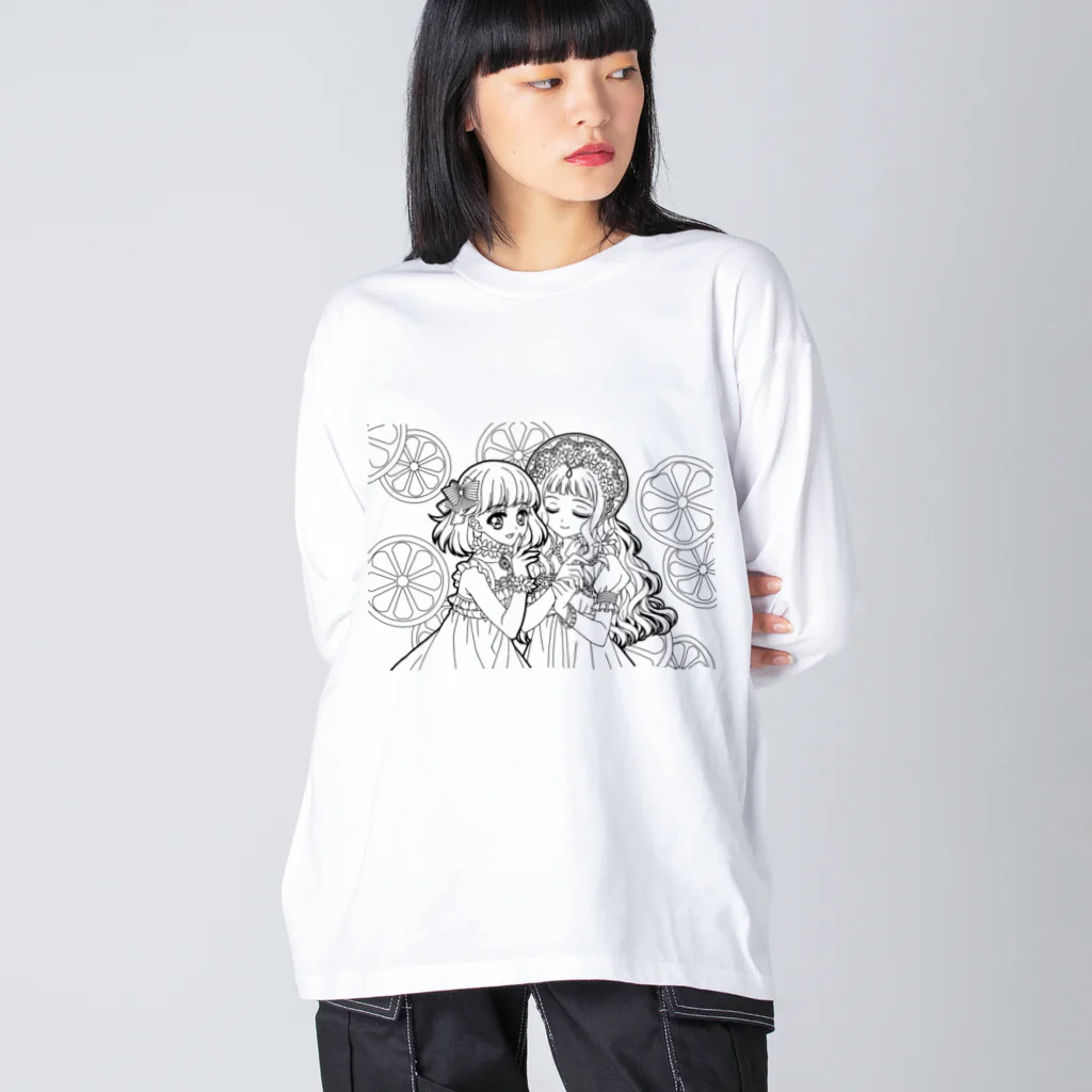 オペラのレモンの妖精（線画） Big Long Sleeve T-Shirt