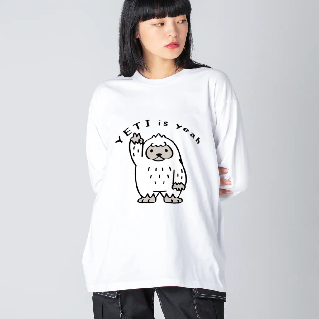 イラスト MONYAAT のCT104 YETI is yeah*A*とうちゃん ビッグシルエットロングスリーブTシャツ