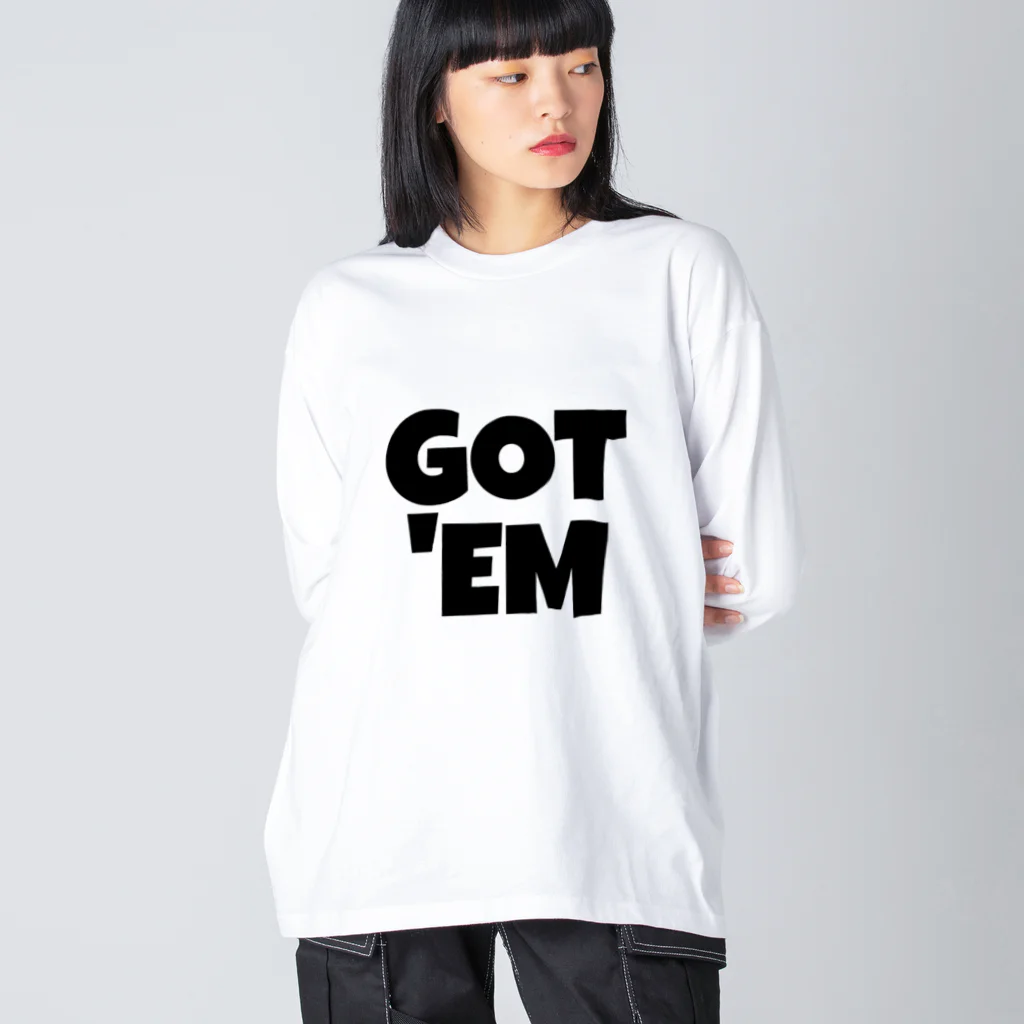 Shop-Tのゴッテム Big Long Sleeve T-Shirt