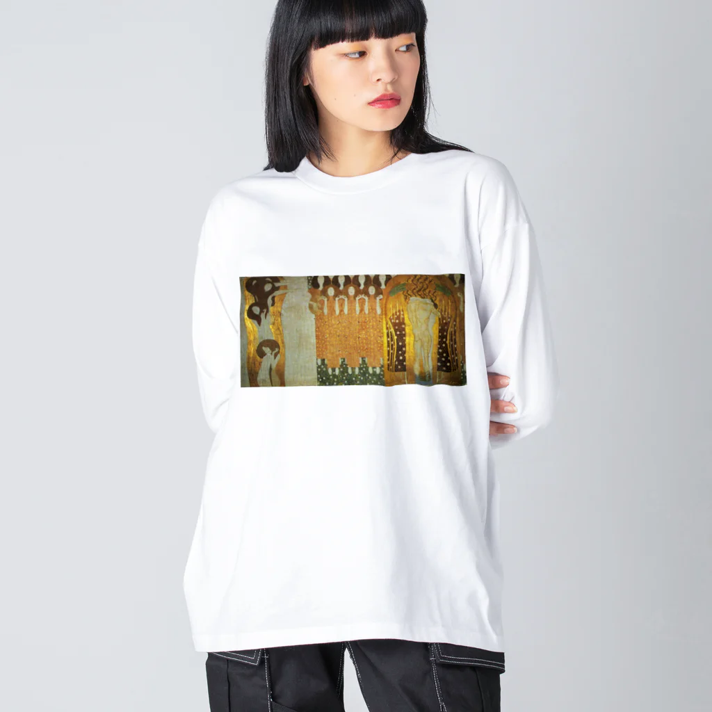 art-standard（アートスタンダード）のグスタフ・クリムト（Gustav Klimt） / 『ベートーヴェンフリーズ』（1901年 - 1902年） Big Long Sleeve T-Shirt