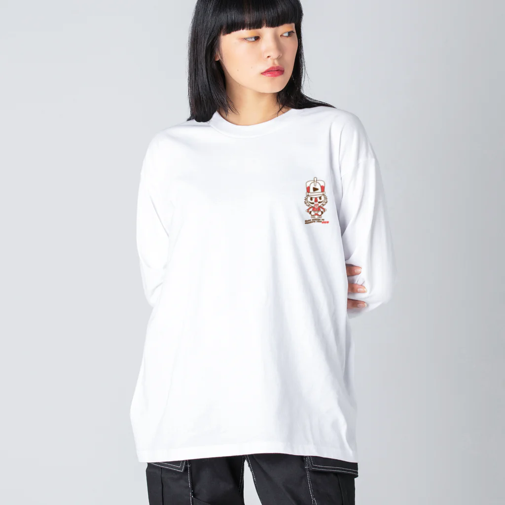 アゴハズレやんぞうのアゴっち（3色A） Big Long Sleeve T-Shirt