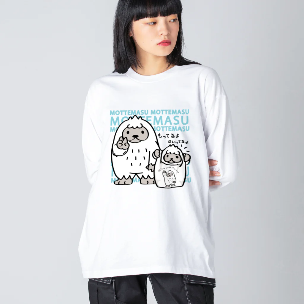 イラスト MONYAAT の CT111 YETI is yeah*A*エコバッグもってます Big Long Sleeve T-Shirt