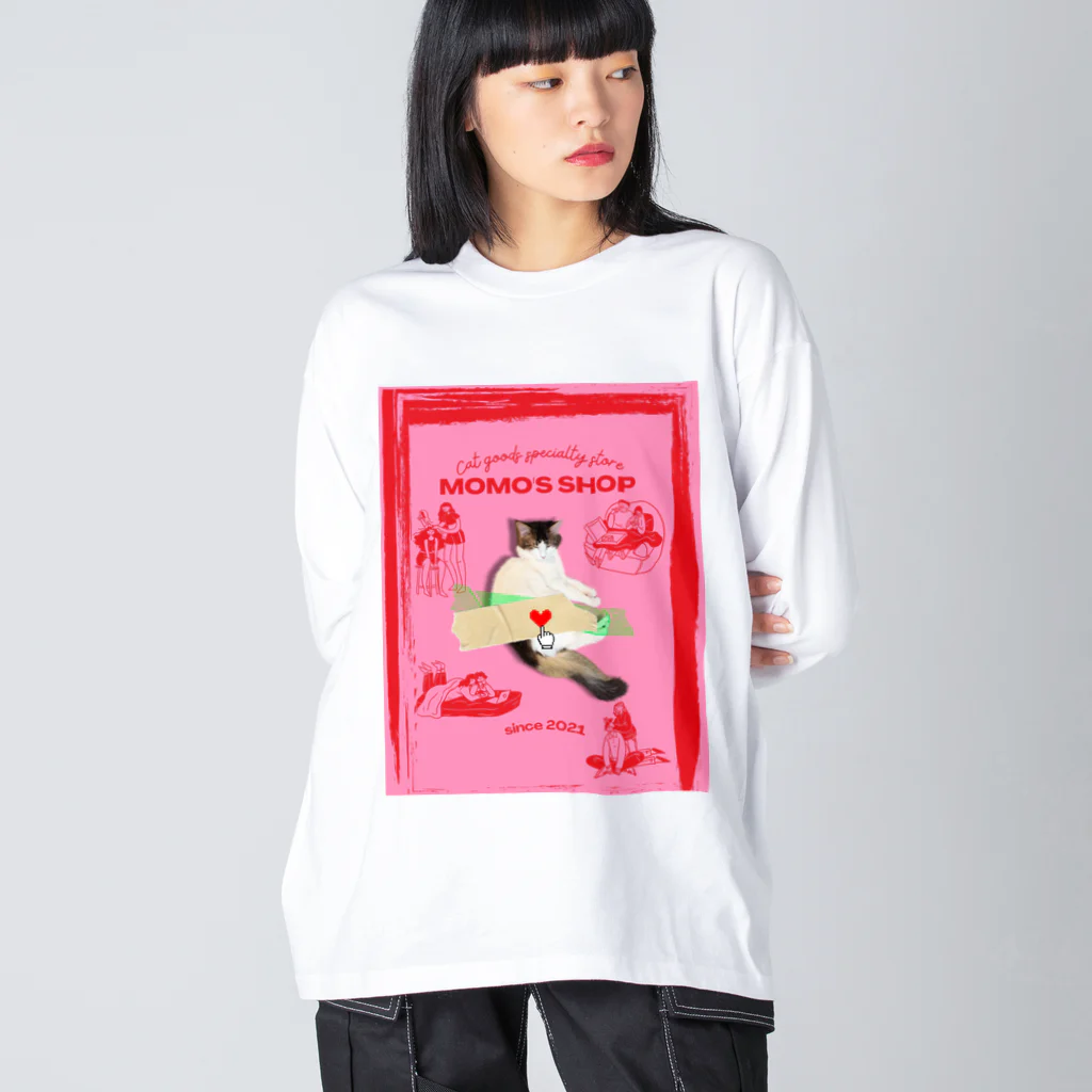 𝙈𝙊𝙈𝙊'𝙨 𝙎𝙝𝙤𝙥のMOMO's shop ビッグシルエットロングスリーブTシャツ