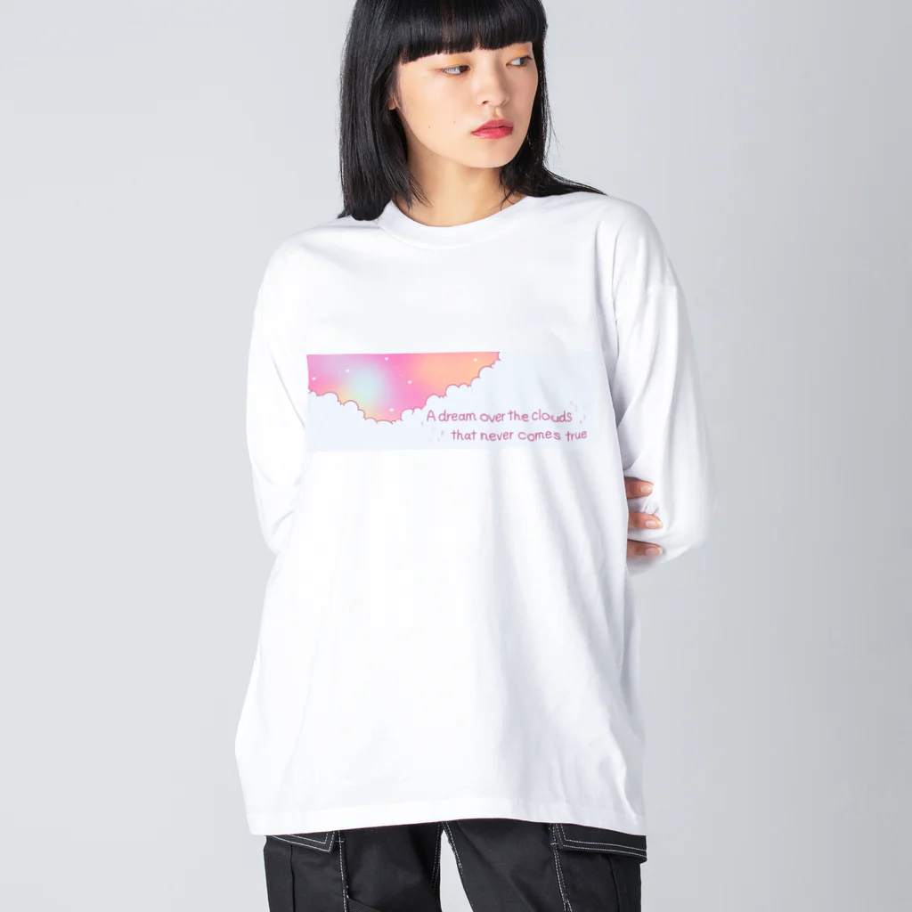 可愛いショップのdream Big Long Sleeve T-Shirt