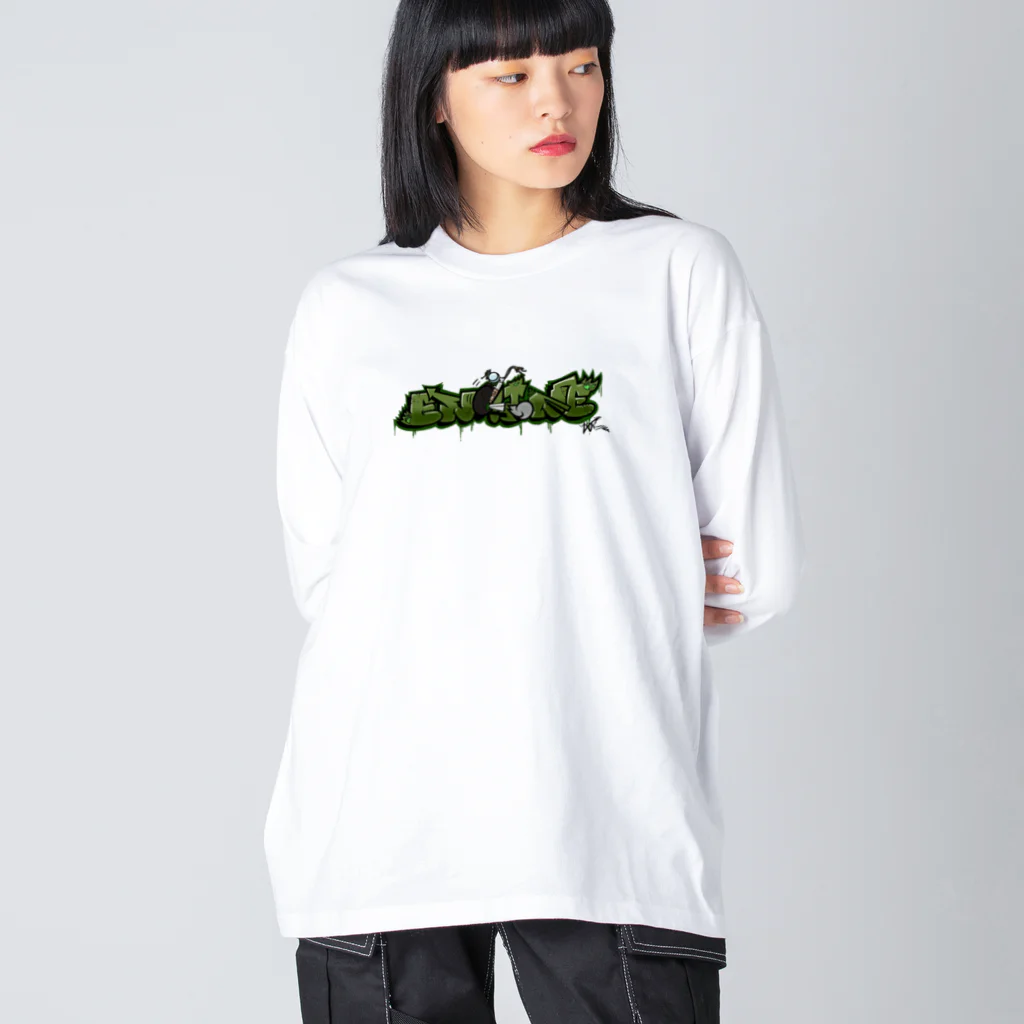 LAID_KUAの“ENGINE” ビッグシルエットロングスリーブTシャツ