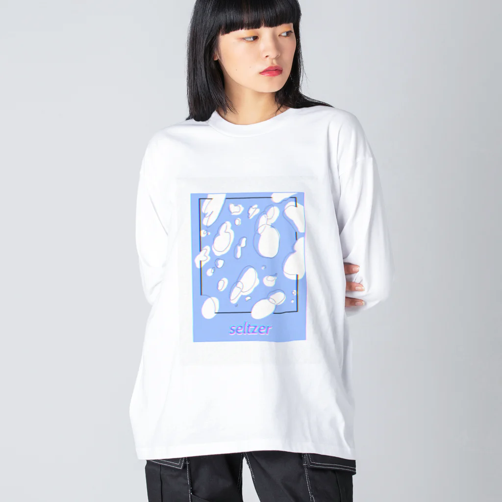 うわー！！！の炭酸飲料 Big Long Sleeve T-Shirt