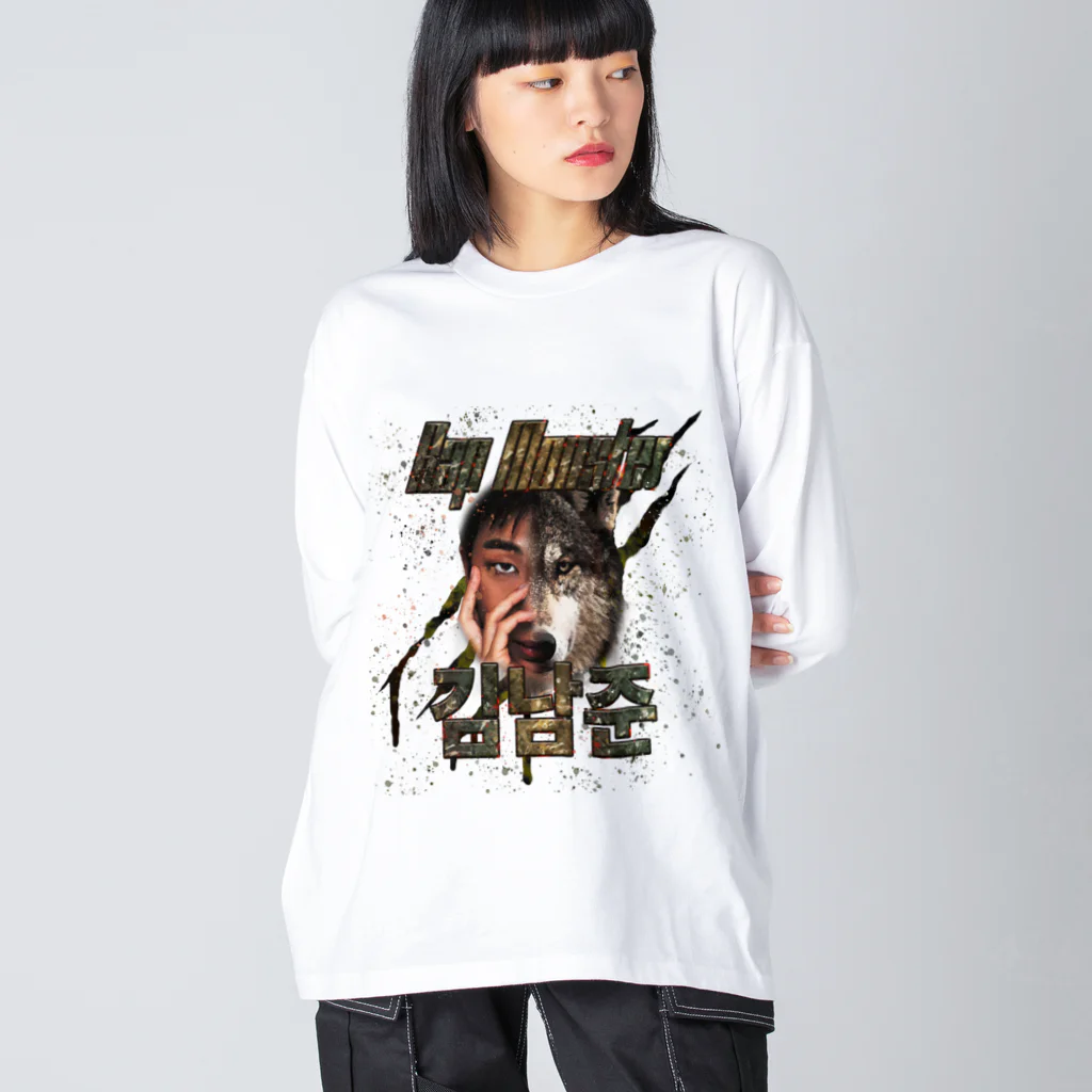 K-POP のBTS RM キム・ナムジュン　 Big Long Sleeve T-Shirt