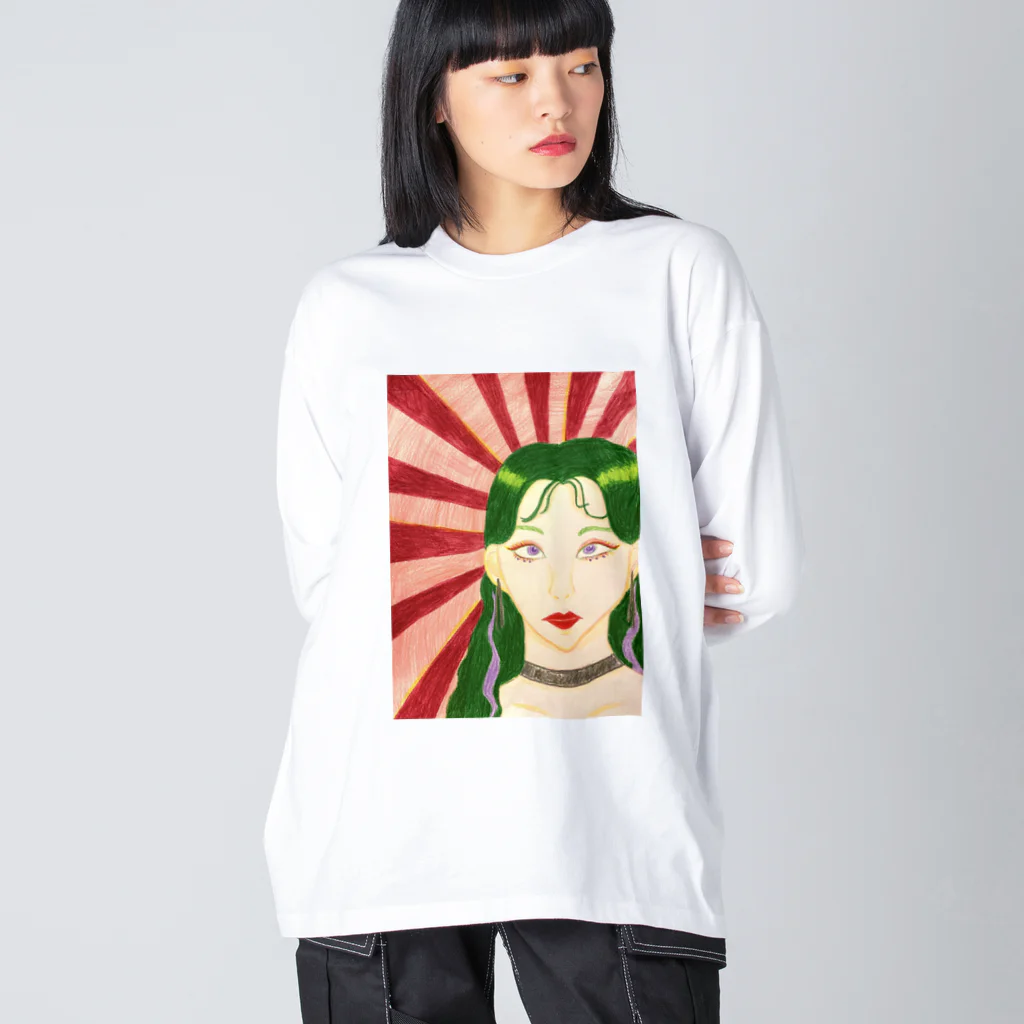 yoisoの神 ビッグシルエットロングスリーブTシャツ