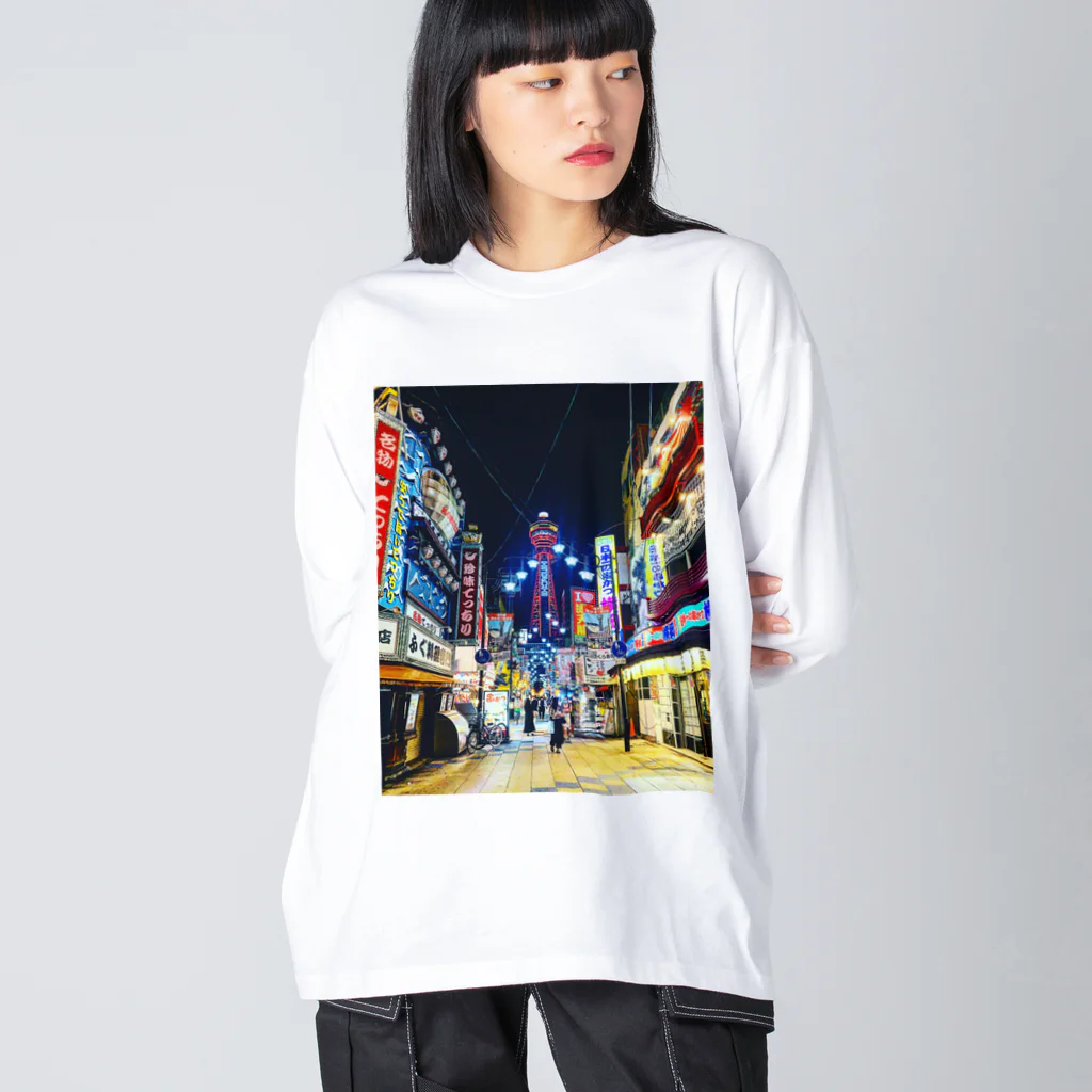 マッキーの新世界の街 Big Long Sleeve T-Shirt