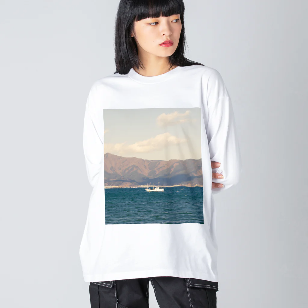 moromoroの海 ビッグシルエットロングスリーブTシャツ