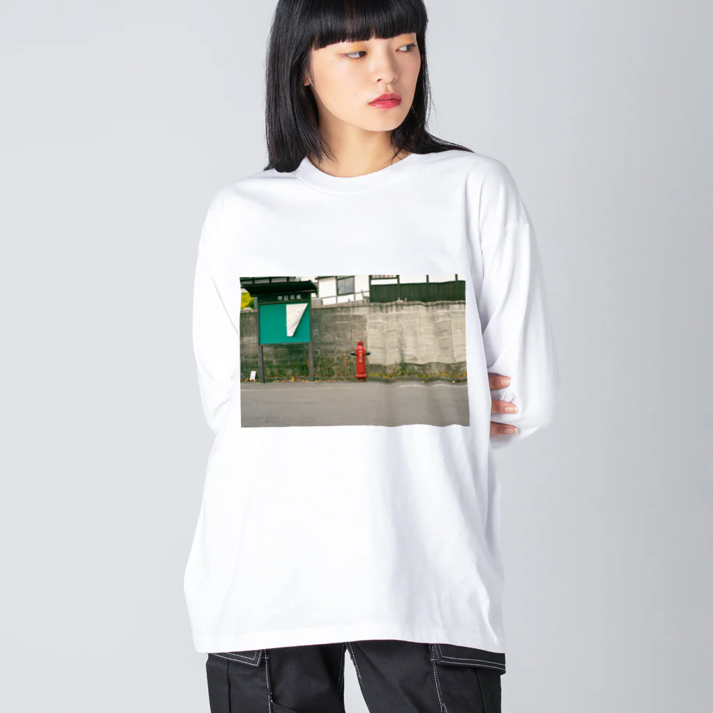 moromoroの消火栓 ビッグシルエットロングスリーブTシャツ