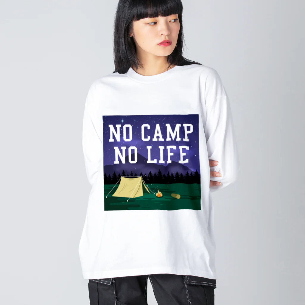 DRIPPEDのNO CAMP NO LIFE-ノーキャンプ ノーライフ- ビッグシルエットロングスリーブTシャツ