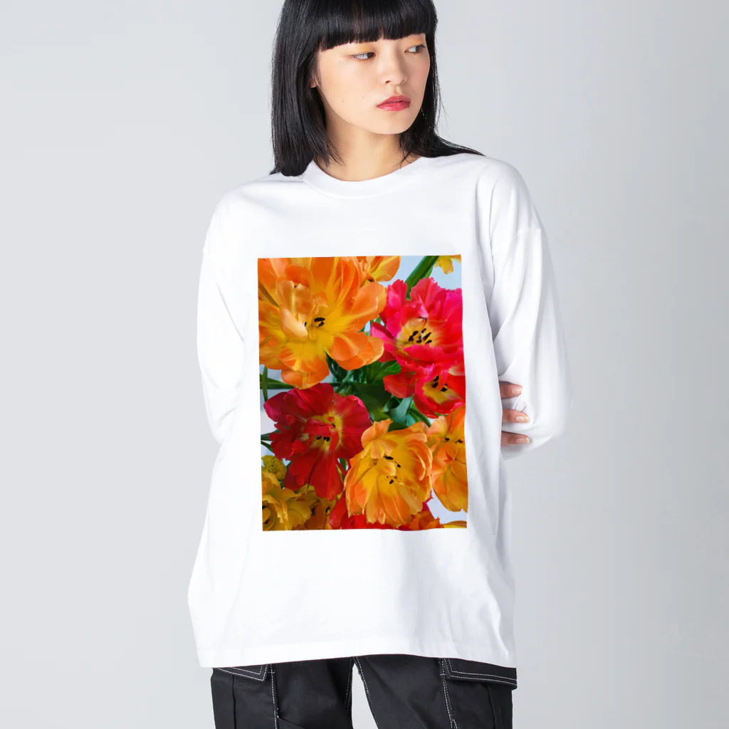 boochinのチューリップ Big Long Sleeve T-Shirt