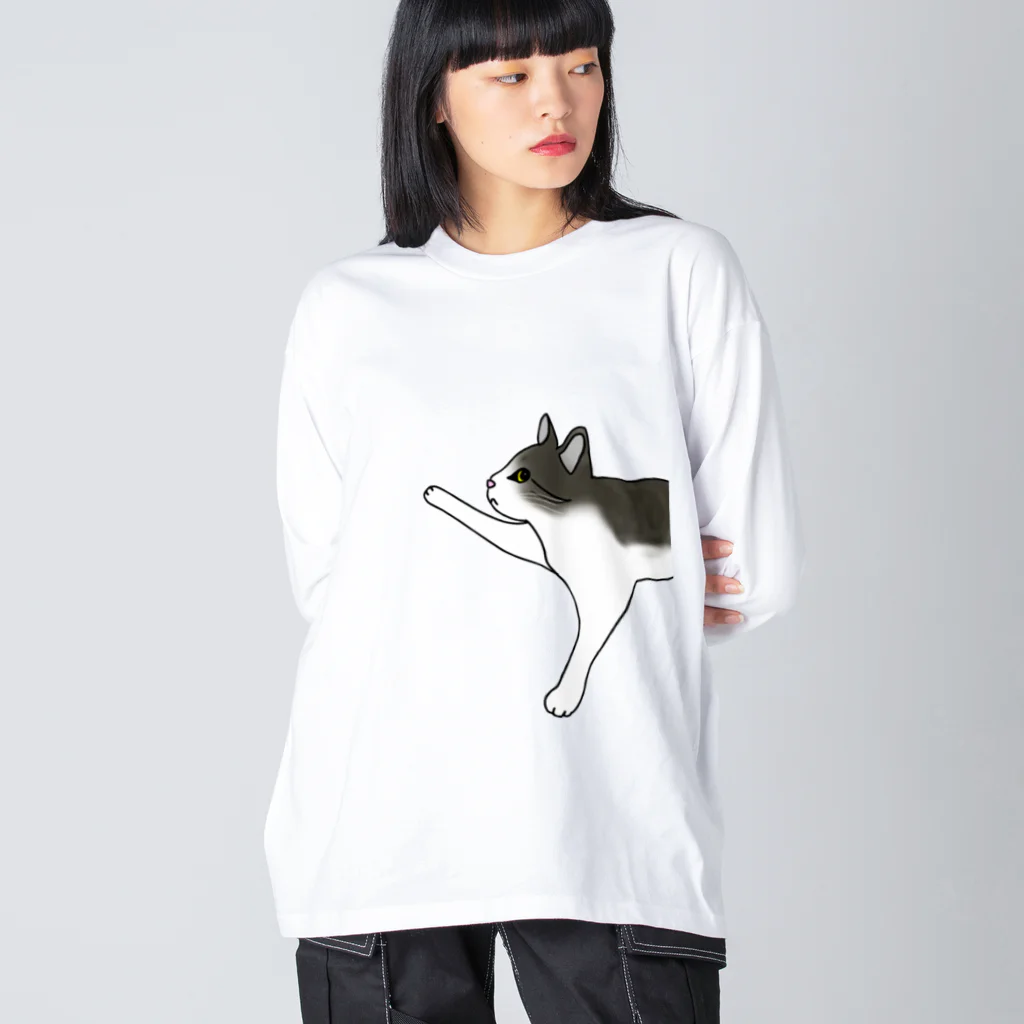 ちゃこのキジトラネコのメルくん Big Long Sleeve T-Shirt