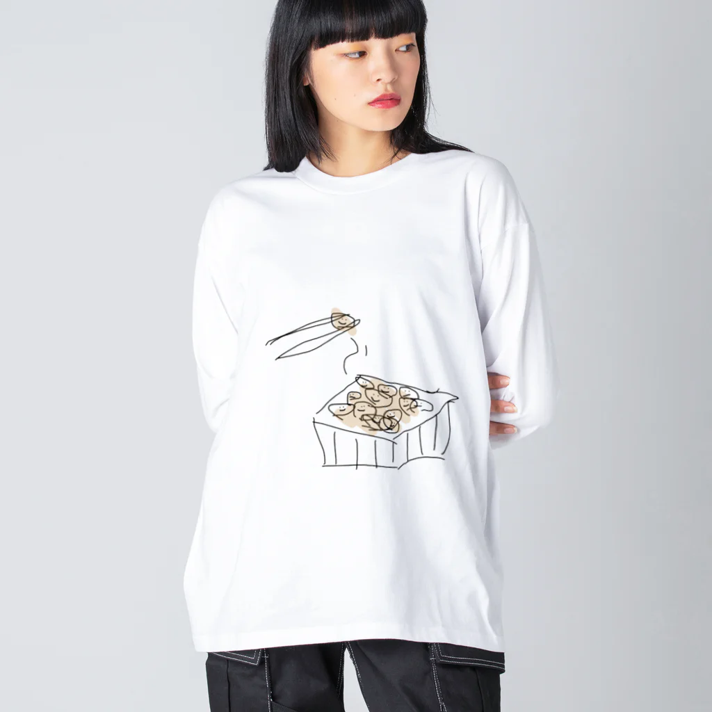 推し( ͡° ͜ʖ ͡°)の画力が可愛すぎるの㊤なっとう Big Long Sleeve T-Shirt