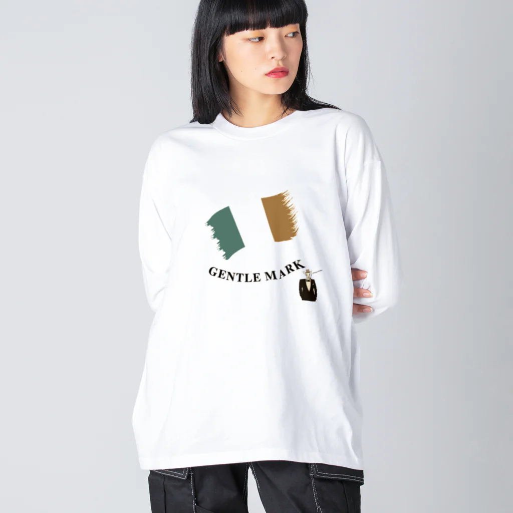 ORIGINALの𝐆𝐄𝐍𝐓𝐋𝐄 𝐌𝐀𝐑𝐊 Big Long Sleeve T-Shirt