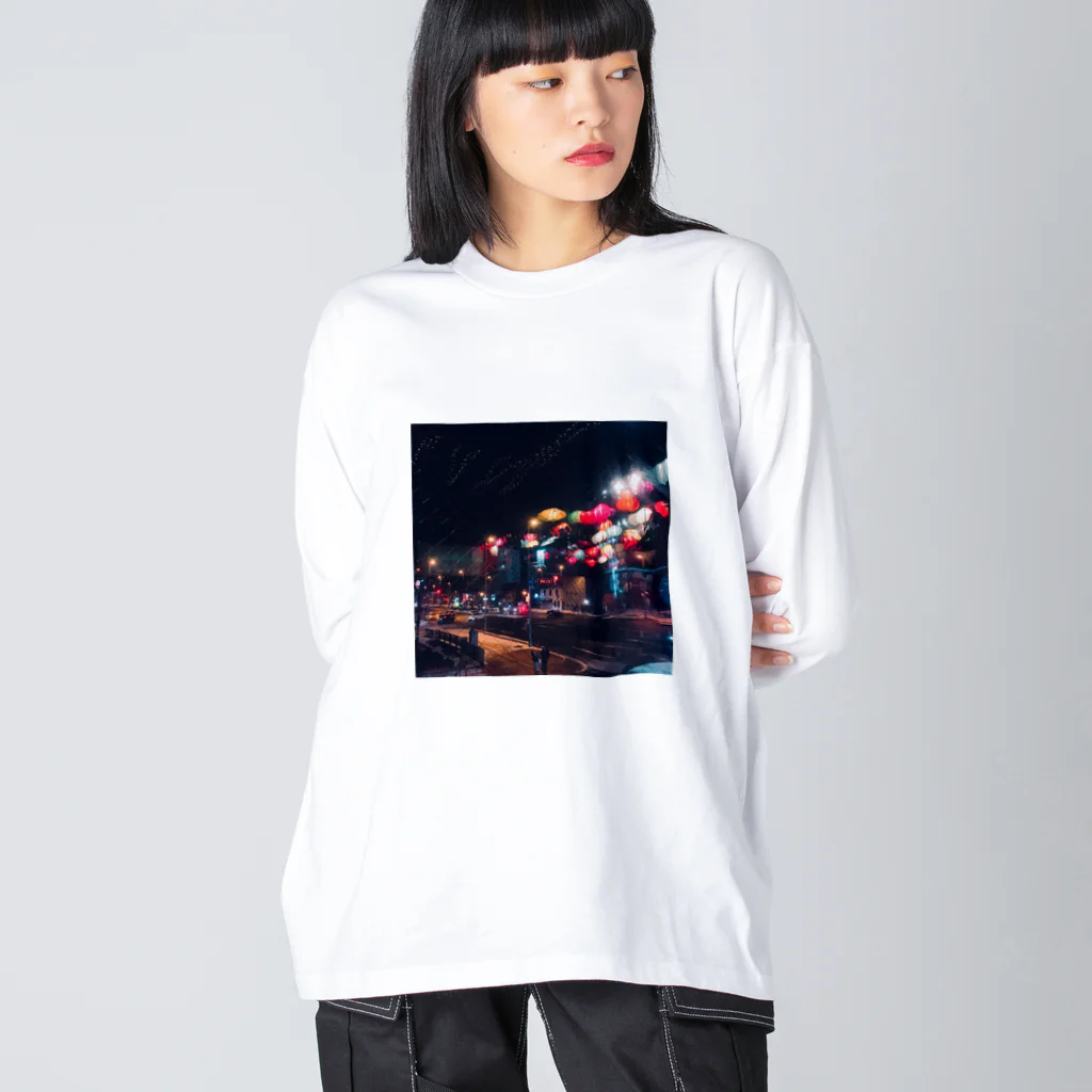 komaの天の川 ビッグシルエットロングスリーブTシャツ