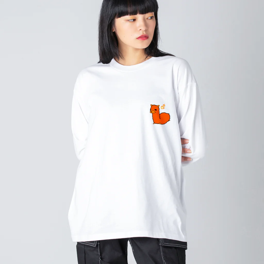 川沿い豆工房 出張所のあるぱかくん Big Long Sleeve T-Shirt