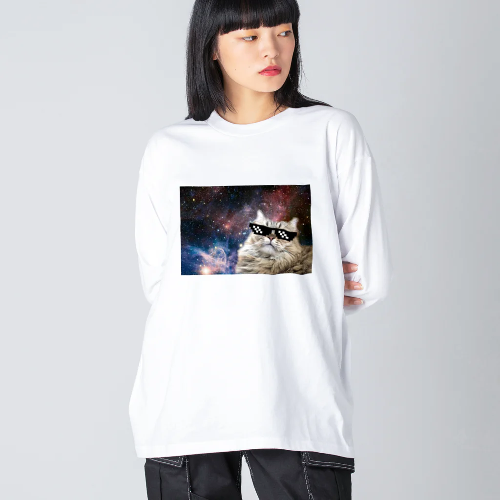 しえろの宇宙猫（スペースキャット） Big Long Sleeve T-Shirt