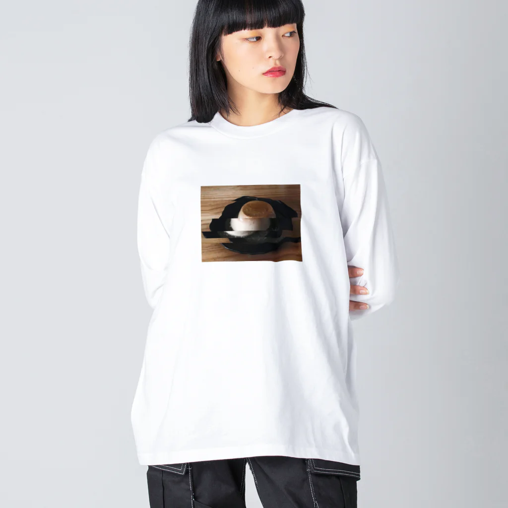 まだの🍮？ ビッグシルエットロングスリーブTシャツ