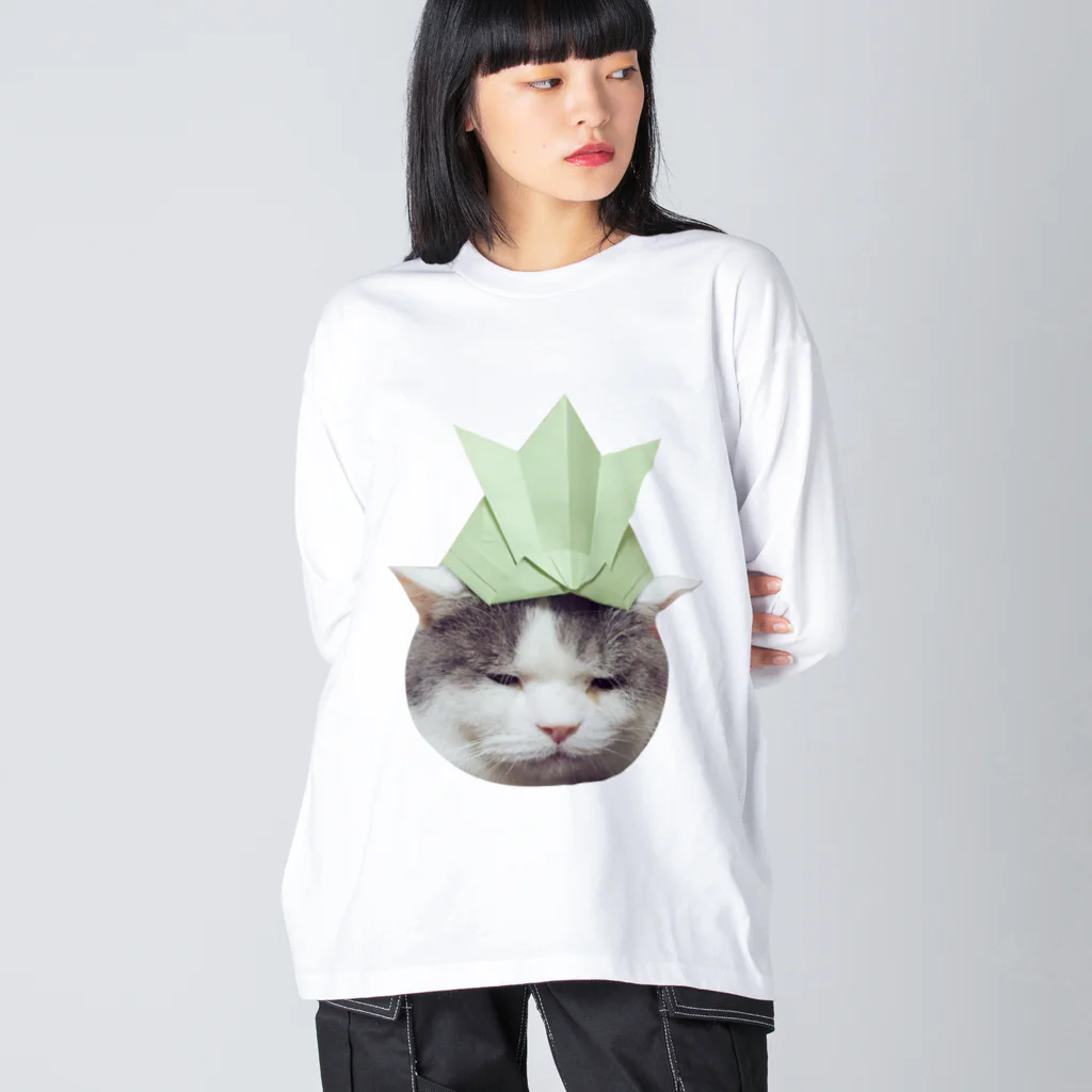 ちよよの憂い猫 Big Long Sleeve T-Shirt