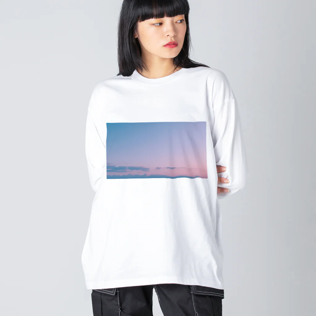 APPLE_の朝焼け ビッグシルエットロングスリーブTシャツ