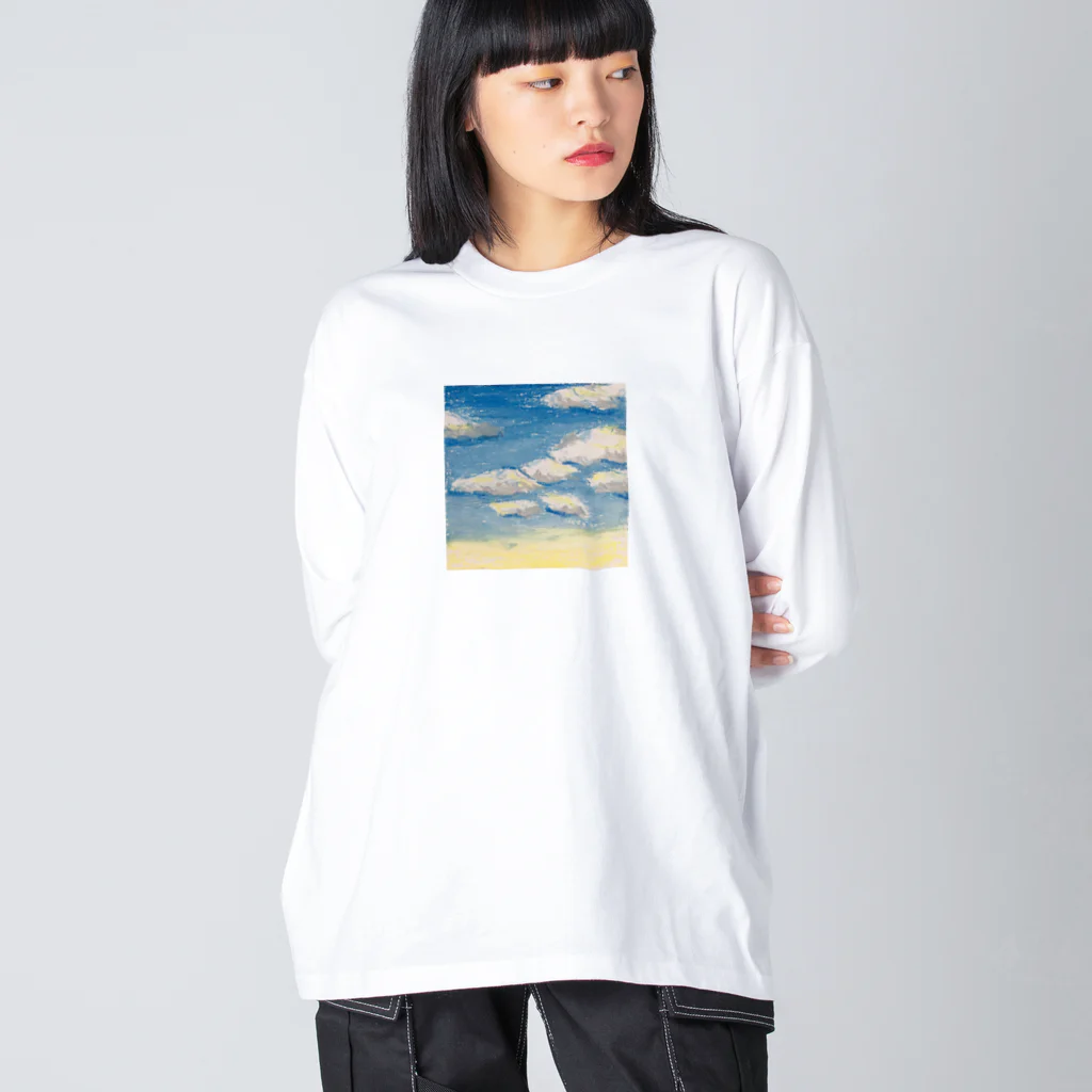 よこみの空 ビッグシルエットロングスリーブTシャツ