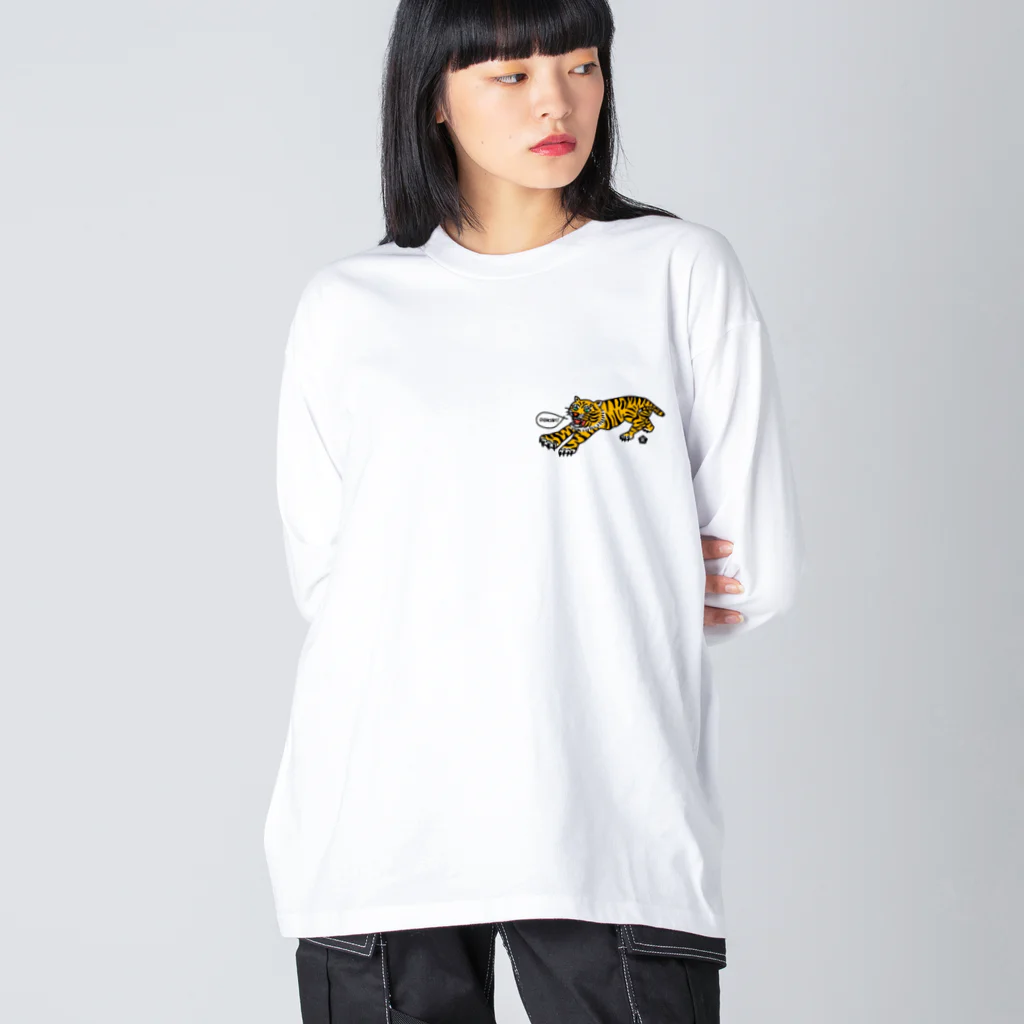 五黄の寅 KYOTOのとびだせ！ごうのとらくん Big Long Sleeve T-Shirt