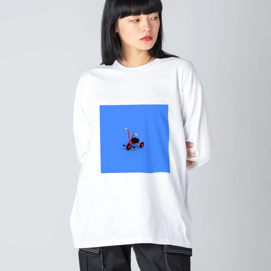 カーソル合わせての三輪車 Big Long Sleeve T-Shirt