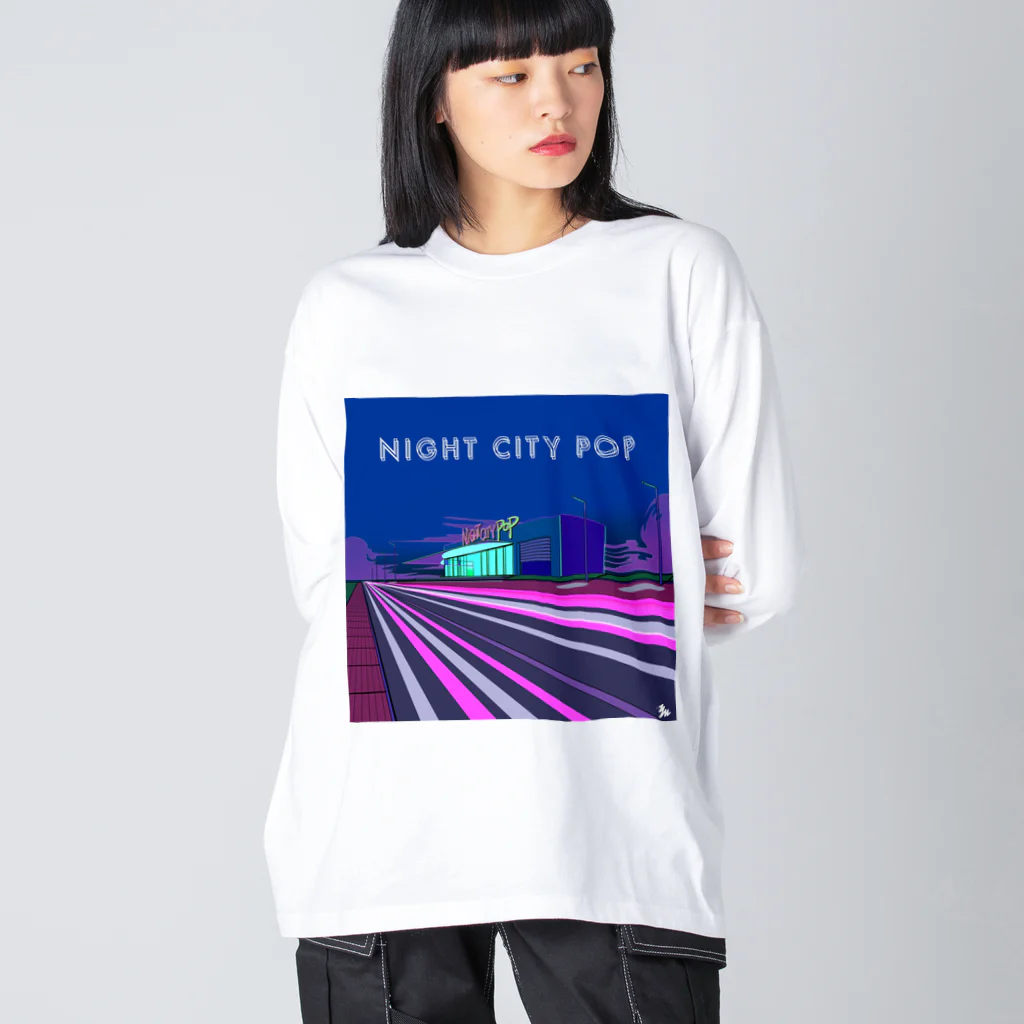 YASUHIRO DESIGNのNIGHT CITY POP Big Long Sleeve T-Shirt