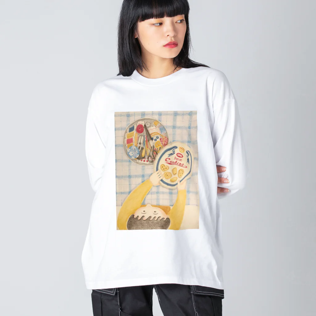 高橋ひでみのクッキー…じゃない🍪🧵 Big Long Sleeve T-Shirt