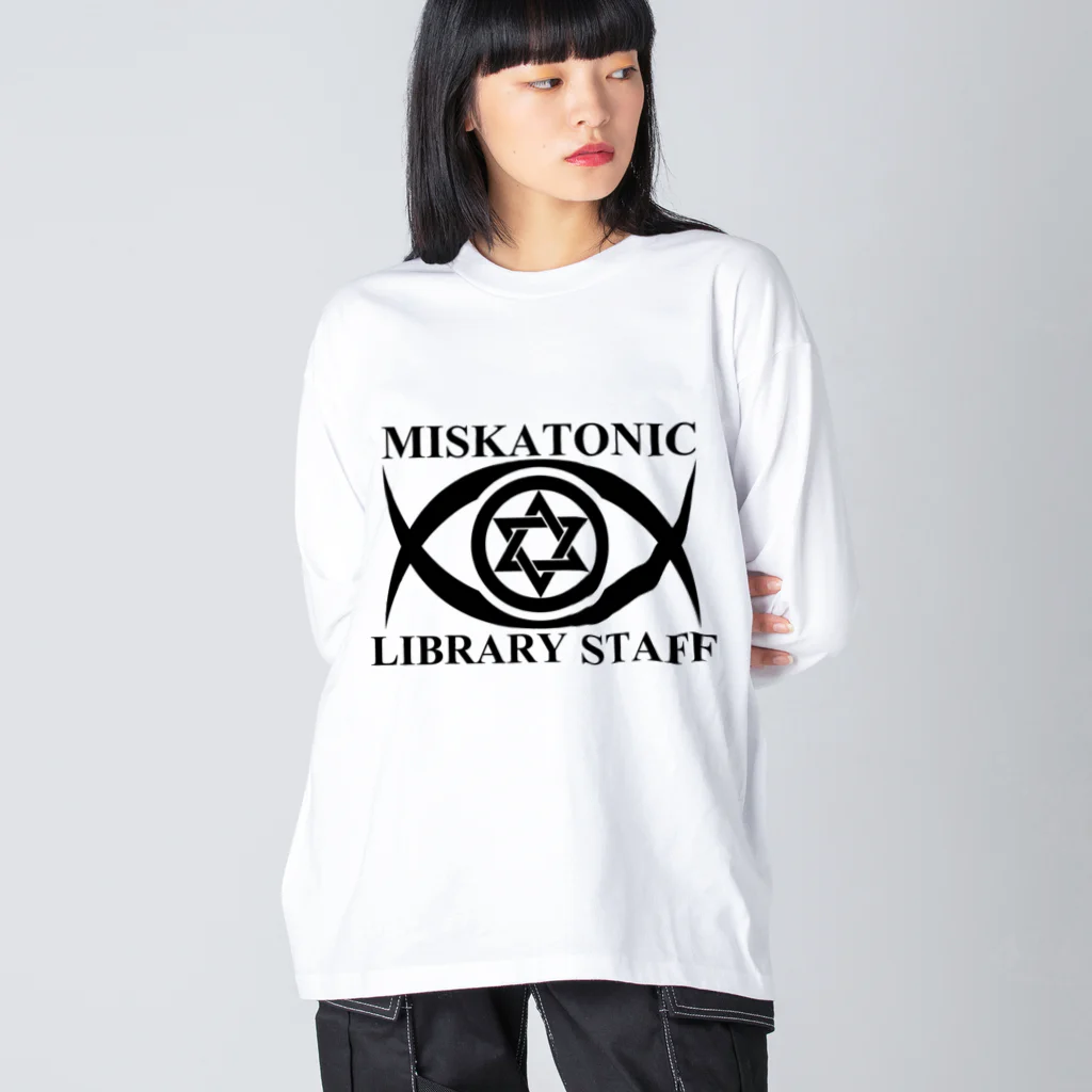 AURA_HYSTERICAのMISKATONIC LIBRARY STAFF Big Long Sleeve T-Shirt