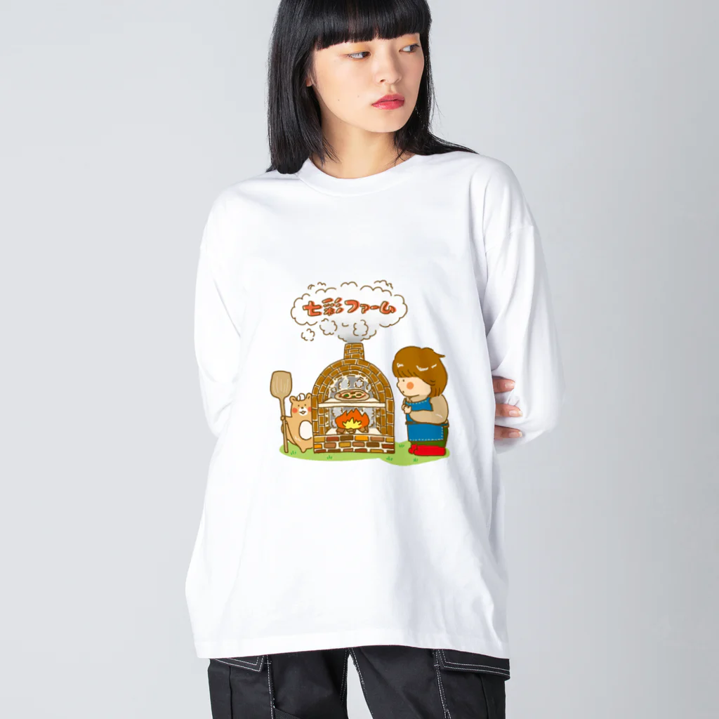 七彩ファームのpiza Big Long Sleeve T-Shirt