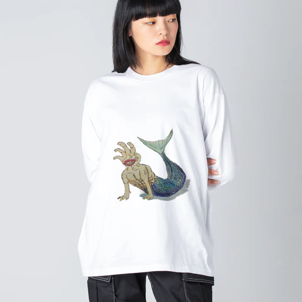 とりぴーぷるのてにんぎょ Big Long Sleeve T-Shirt