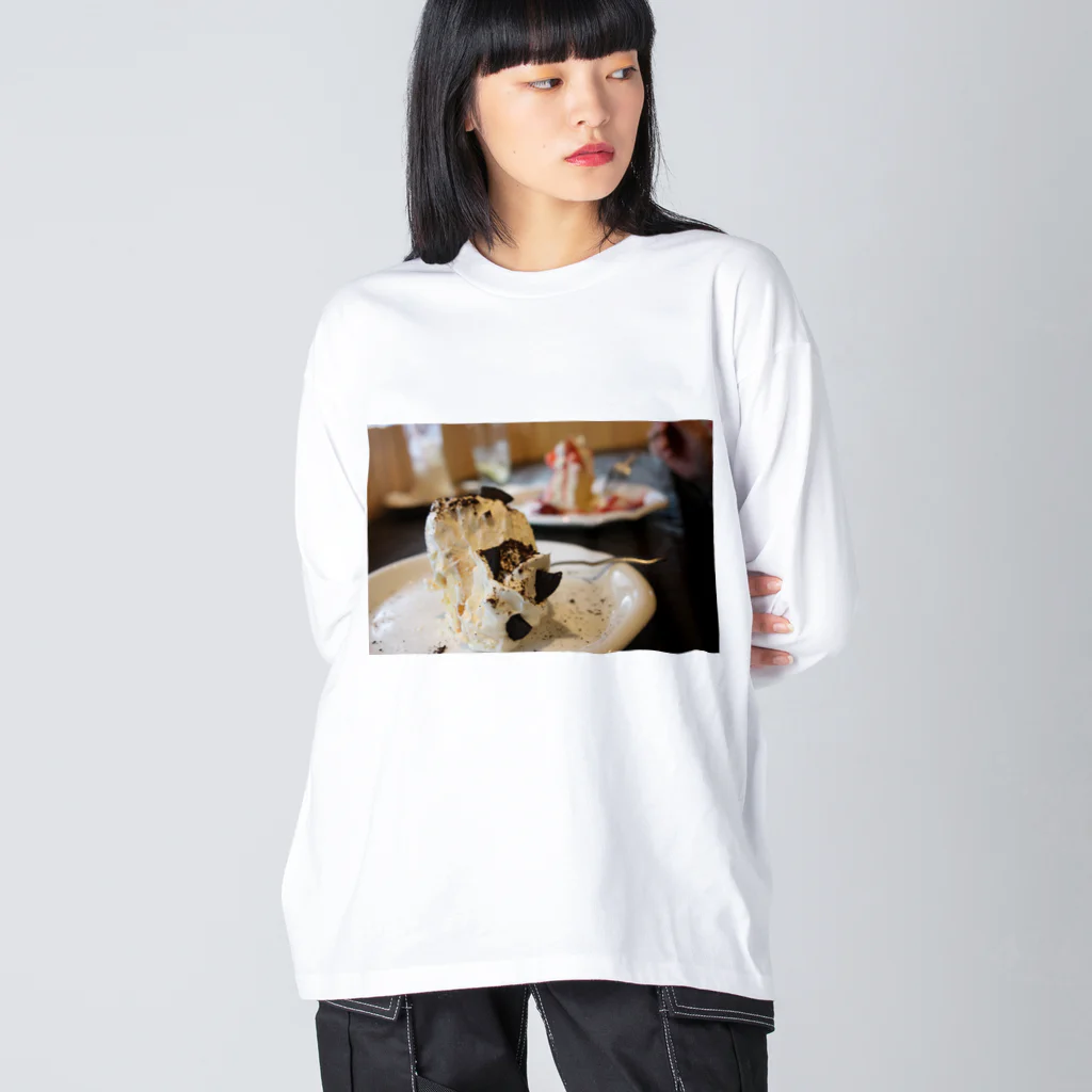 ykk232のシフォンケーキ ビッグシルエットロングスリーブTシャツ