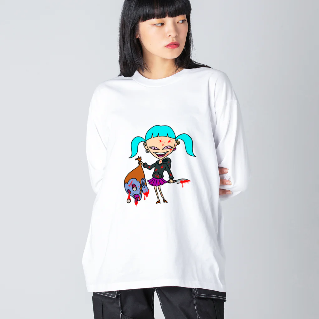 Studio Mohawkのキル子 Big Long Sleeve T-Shirt