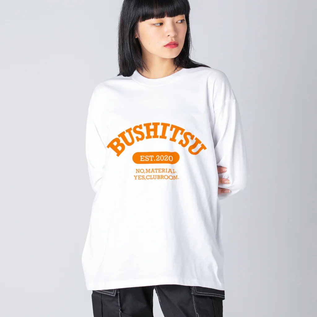 右にぎショップのcollege-T-ORANGE- Big Long Sleeve T-Shirt