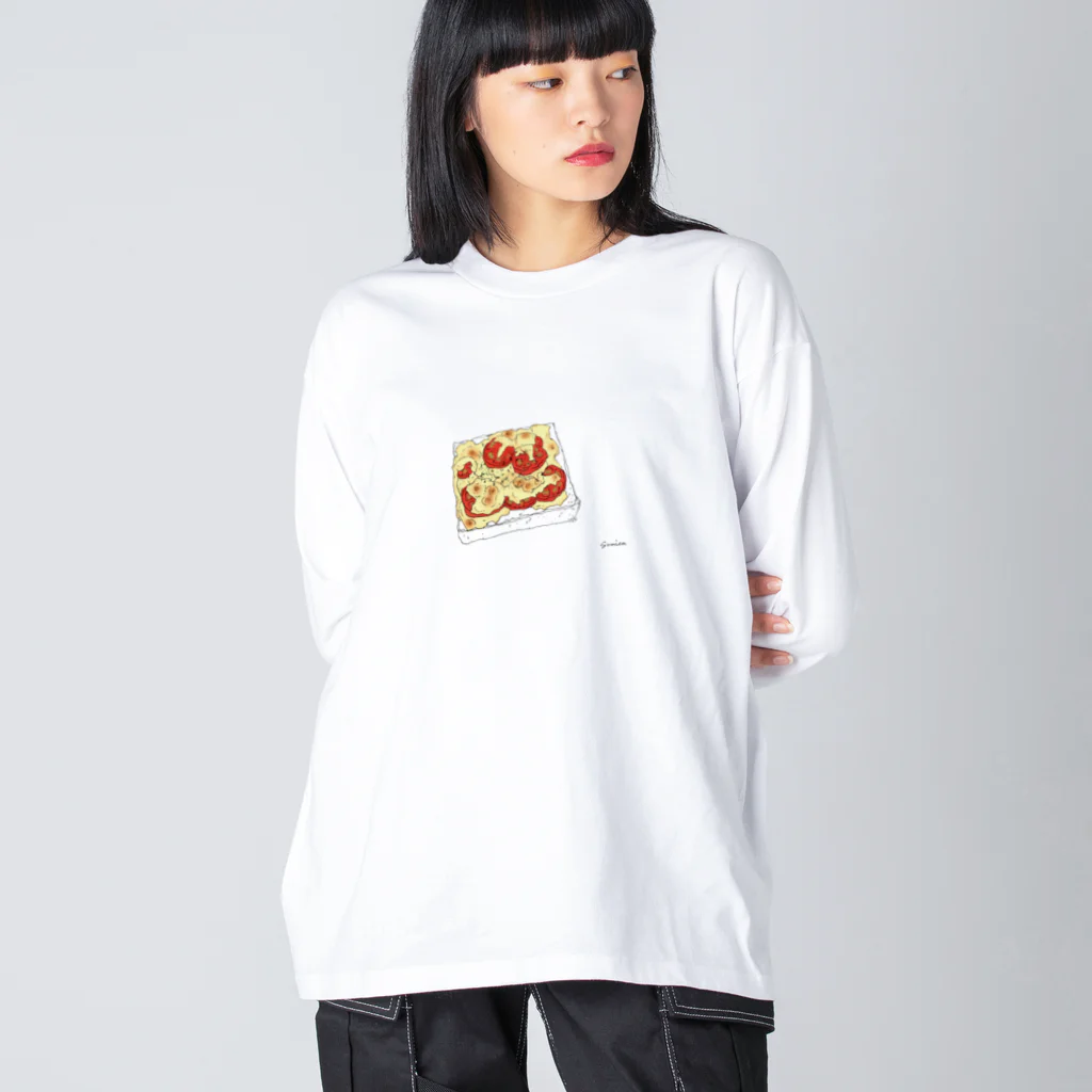 sumica 4 Uのトマトチーズトースト Big Long Sleeve T-Shirt